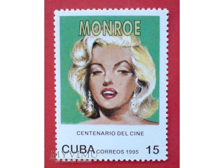Cuba Centenario del Cine 1995 Znaczki Kino Film