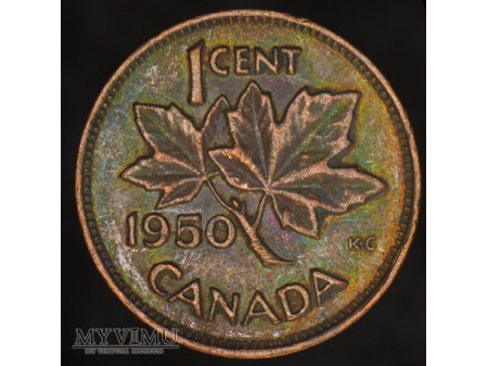 1 cent 1950 CANADA