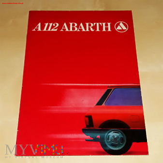 Prospekt Autobianch A112 Abarth 1979