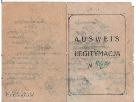 Ausweis-Siemiatycze 1941.