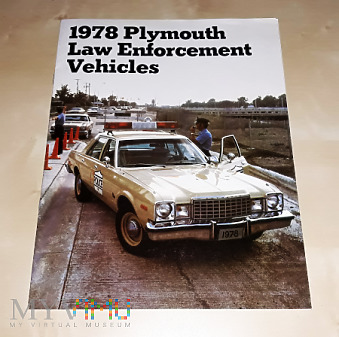 Prospekt Plymouth Law Enforcement Vehicles 1978.