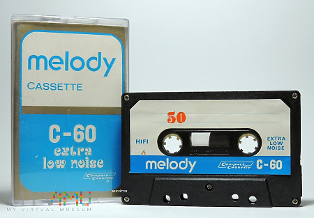 Melody extra low noise C-60 kaseta magnetofonowa