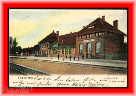 Duże zdjęcie ŚWIDWIN Schivelbein, Dworzec kolejowy