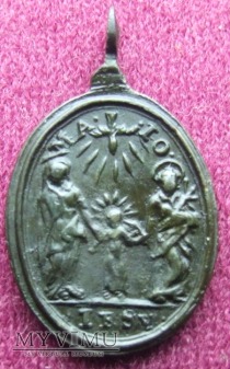 Stary medalik ze św. Teresą od Jezusa