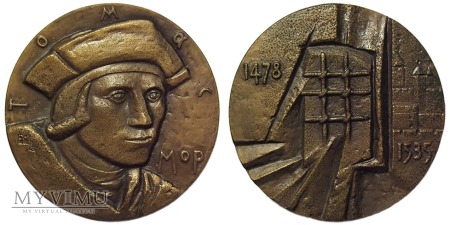 450-lecie śmierci Thomasa More medal 1985