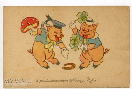 Świnka Noworoczna - 1949