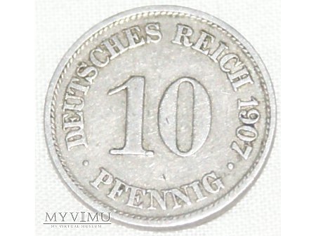 10 pfennig 1907 A
