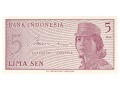 Indonezja - 5 senów (1964)