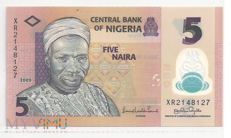 Nigeria .2.Aw.5 naira.2009.P-New