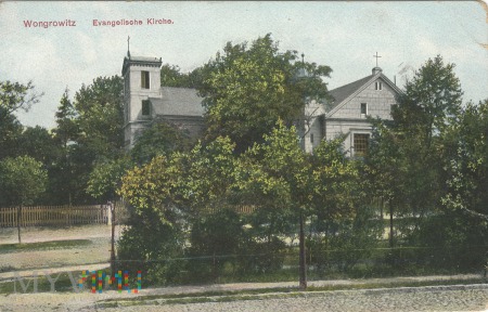 Wągrowiec kościół ewangelicki 1918 rok