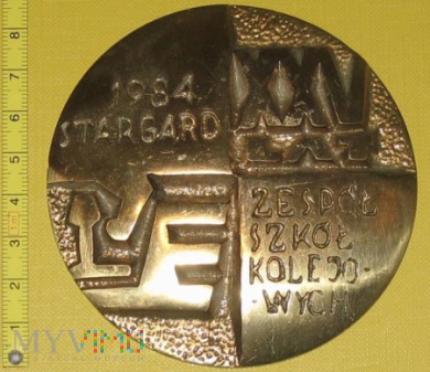 Medal kolejowy - usługowy ZSK w Stargardzie