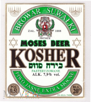 Kosher, moses beer
