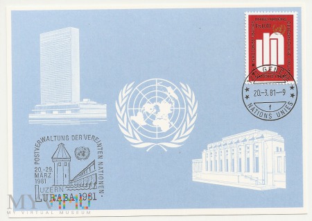 56-Nations Unies-Postkarte.20.3.1981