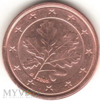 1 EURO CENT 2005 G