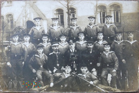 Zdjęcie marynarzy I wojna Kiel Kilonia