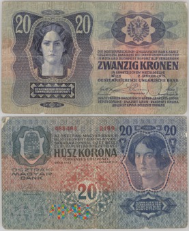 Węgry, 20 koron, 1913