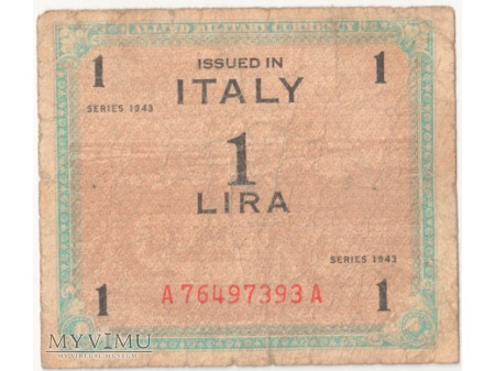 1 LIRA 1943 rok