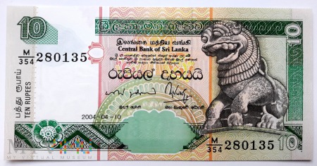 SRI LANKA 10 rupii 2004