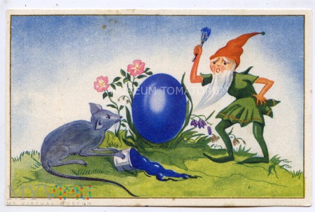 Wesołych Świąt Wielkanocnych - lata 20-te XX w.