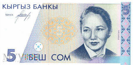 Kirgistan - 5 somów (1994)