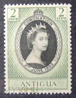 Antigua 2 centy 1953 Elżbieta II