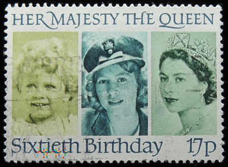 Elżbieta II 60 urodziny 1986