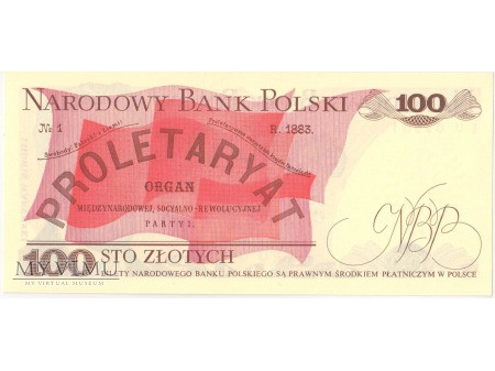 100 złotych 1979 rok seria EU