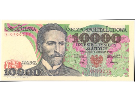 10000 złotych 1988 rok seria Y