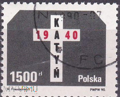 Duże zdjęcie Katyn Forest Massacre, 50th Anniv.