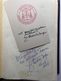 Autograf arcybiskupa Wacława Depo