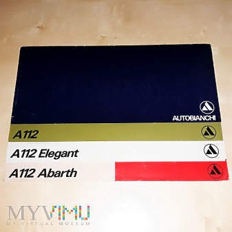 Prospekt Autobianchi A112 & A112 Abarth 1976