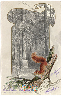 Nowy Rok - Wiewiórka - 1904