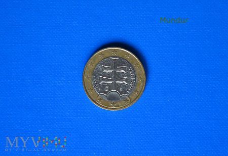 Moneta: 1 euro Słowacja 2009