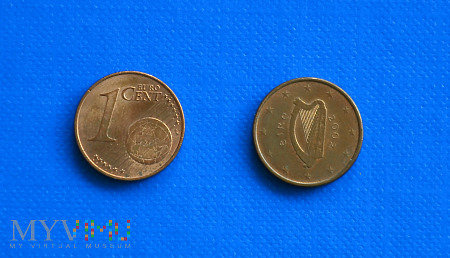 Moneta: 1 euro cent - Irlandia 2002