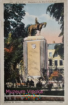 Lille - pomnik marszałka Ferdinanda Focha (1937)