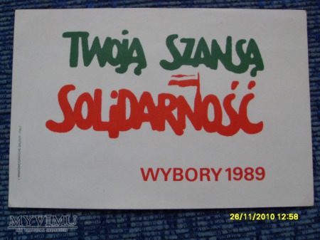 Naklejki "Solidarności" (2szt.)-1989r.
