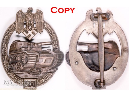 Duże zdjęcie Pancerna Odznaka Szturmowa, Panzerkampfabzeichen