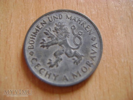 moneta czeska 1942