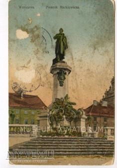W-wa - pomnik Mickiewicza - 1920