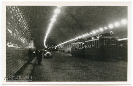 Warszawa - Trasa W-Z (Tunel) - 1954 ok.