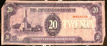 20 Pesos Republica of Kredens