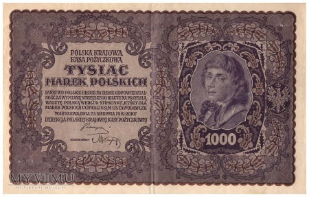 Polska - 1000 marek (1919)