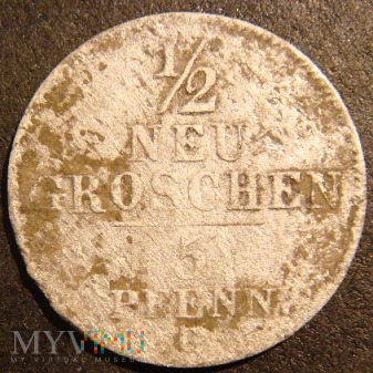 1/2 neu-groschen, 5 pfennig 1842 G