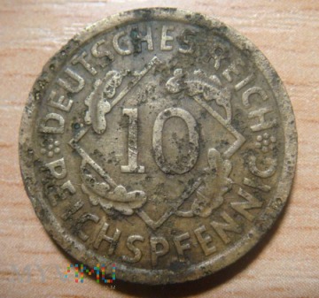 Niemcy ,III Rzesza 10 Reichspfennig 1935 A