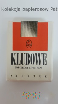 Papierosy KLUBOWE 20 szt. 1989 r. Poznań