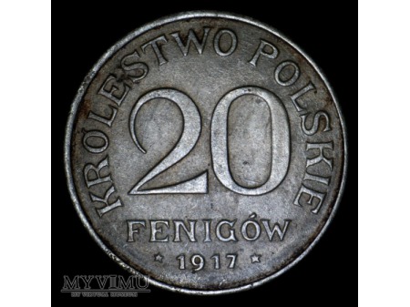 20 fenigow Krolestwo Polskie