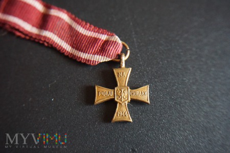 Miniaturka Krzyża Walecznych - PRL
