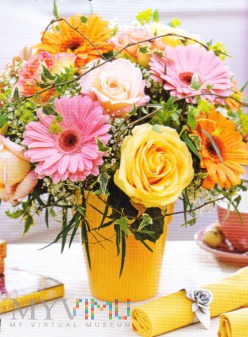 Duże zdjęcie Blumen in einer Vase