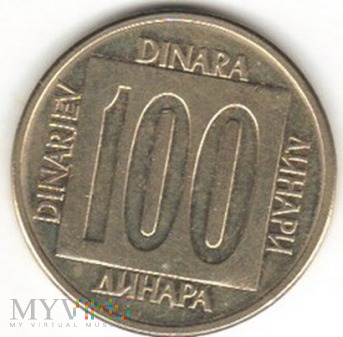 Duże zdjęcie 100 DINARA 1988