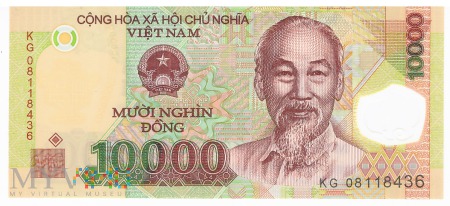 Duże zdjęcie Wietnam - 10 000 dongów (2008)